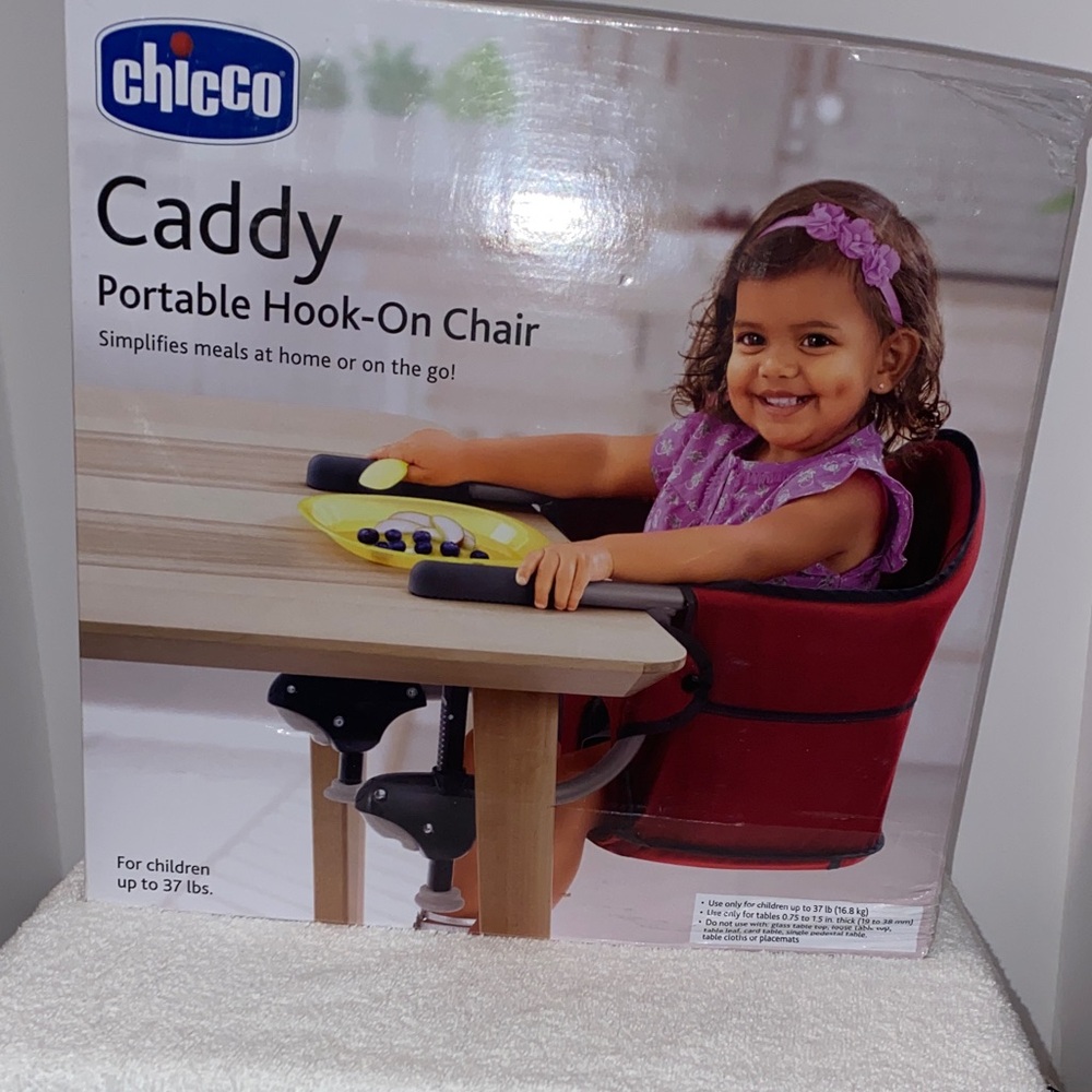 Chicco Caddy Portable Hook-On Chair - Red